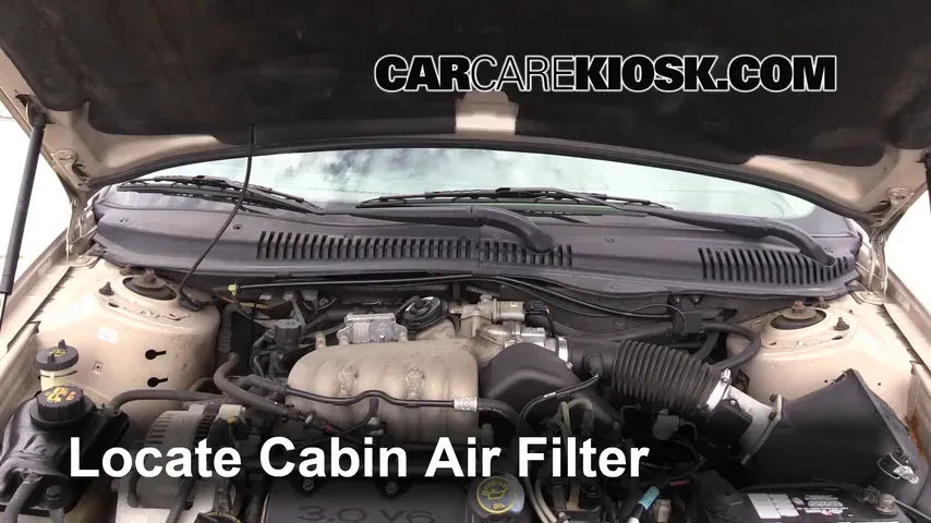 1999 Ford Taurus LX 3.0L V6 Filtre à air (intérieur)